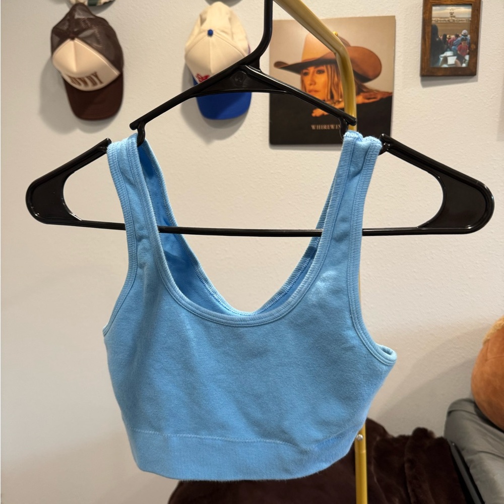 Aerie Blue Crop Top
